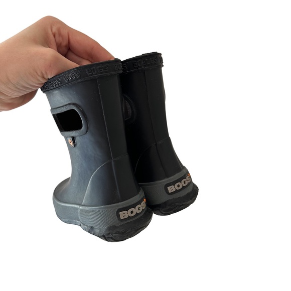 Bogs Skipper Solid black rain boots - Picture 2 of 2